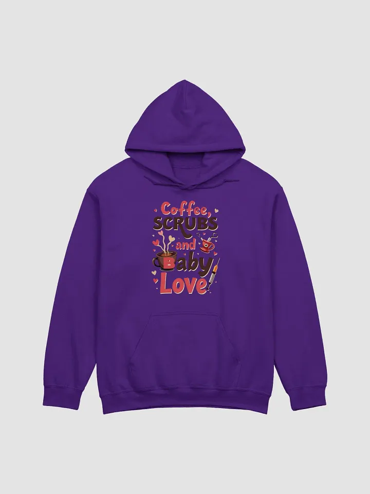 medic and parenting, Coffee, Scrubs and Baby Love Hoodie product image (4)