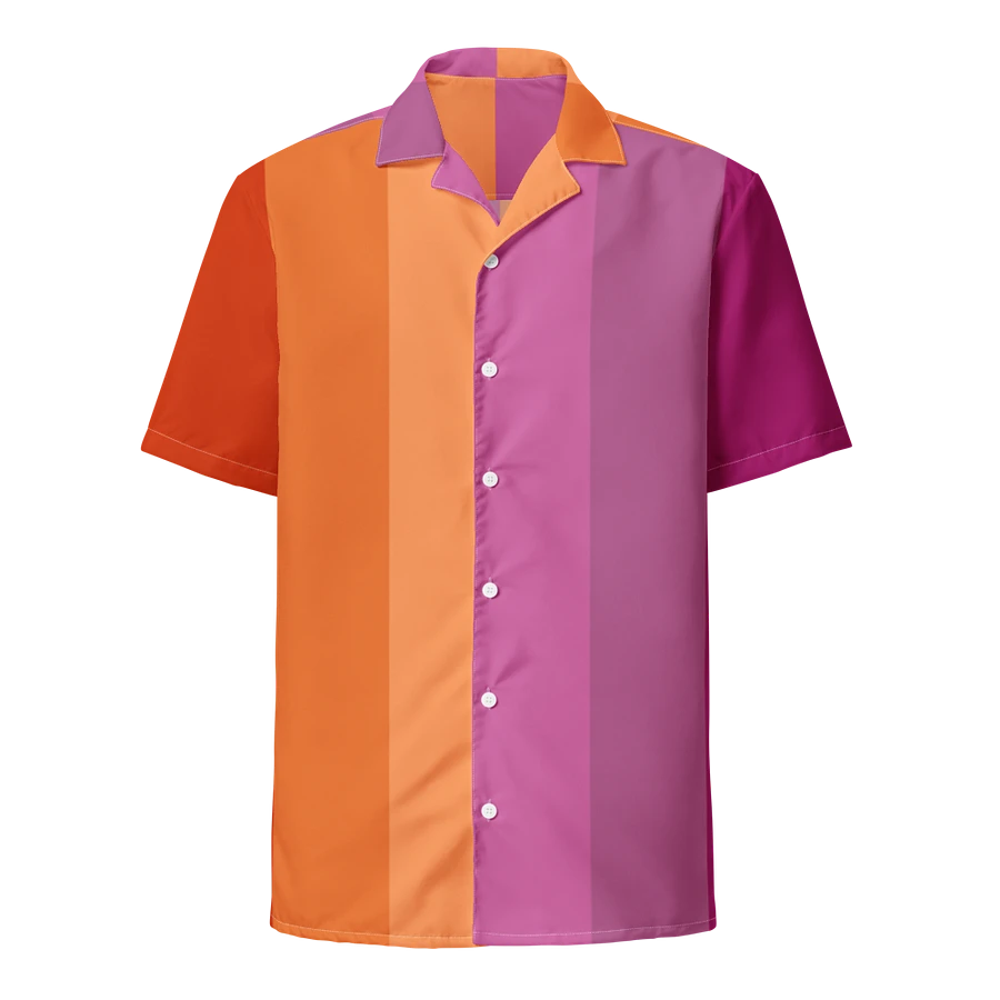 Lesbian Pride Flag - All-Over Hawaiian Shirt product image (4)