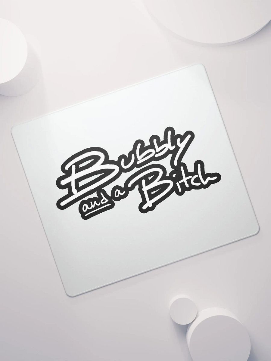 Bubbly and a B*tch (lined design) mouse pad product image (7)