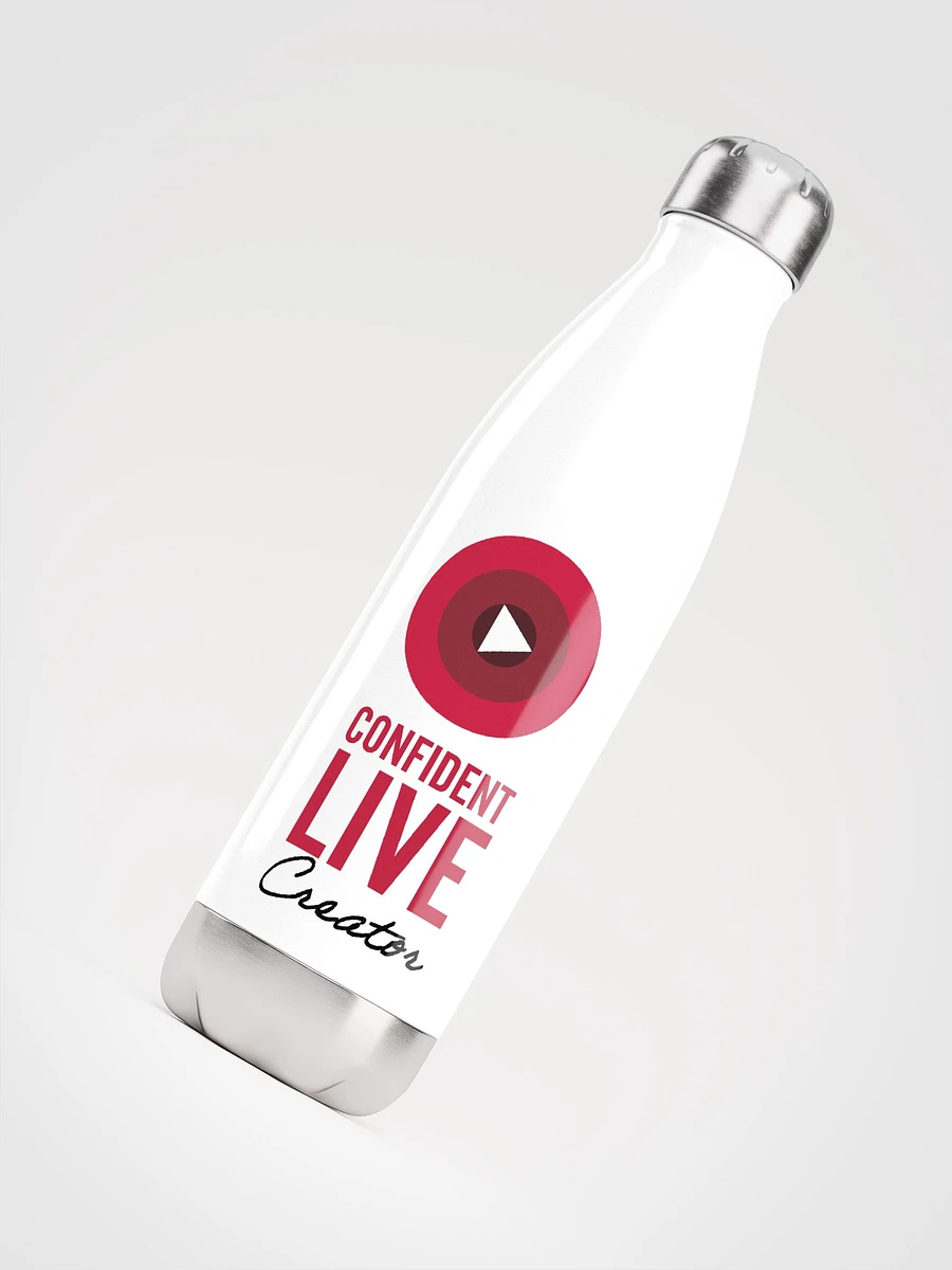 Confident Live Creator Water Bottle (White) product image (5)