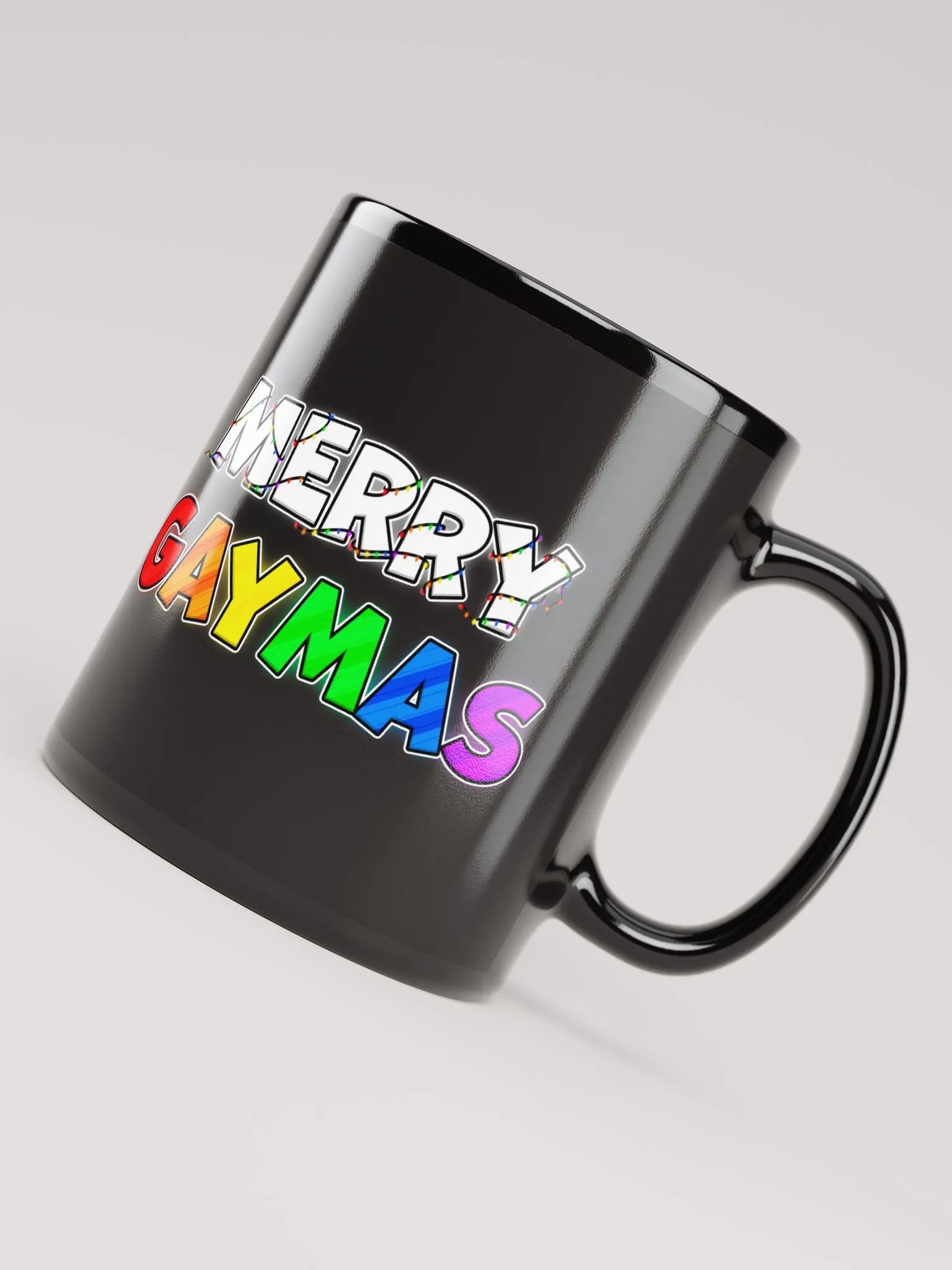 Merry Gaymas Black Mug product image (4)