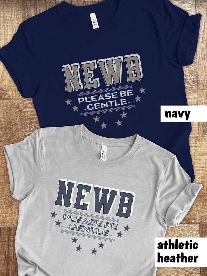 Funny University Shirt for Board Gamers, NEWB Board Game T-shirt on Grey product image (2)