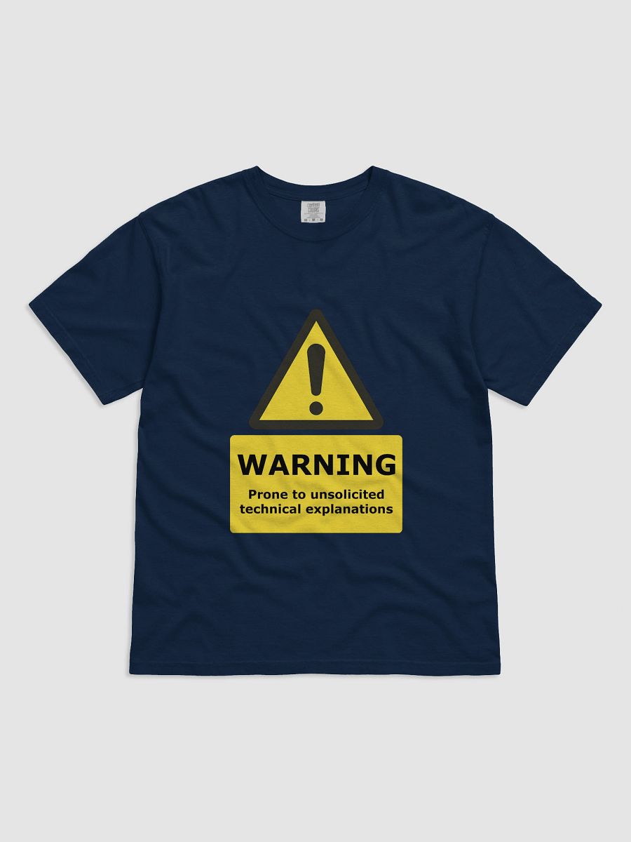 Unsolicited Genius – Engineering Warning Tee product image (1)