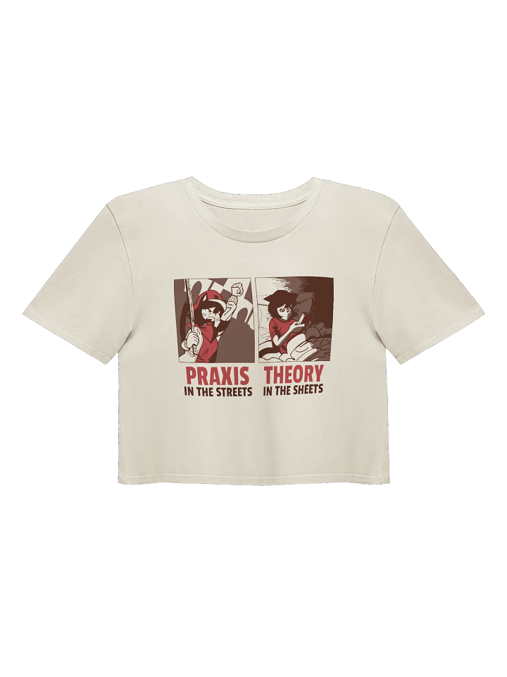 Alunya - “Praxis In The Streets, Theory In The Sheets” Crop-Top product image (1)