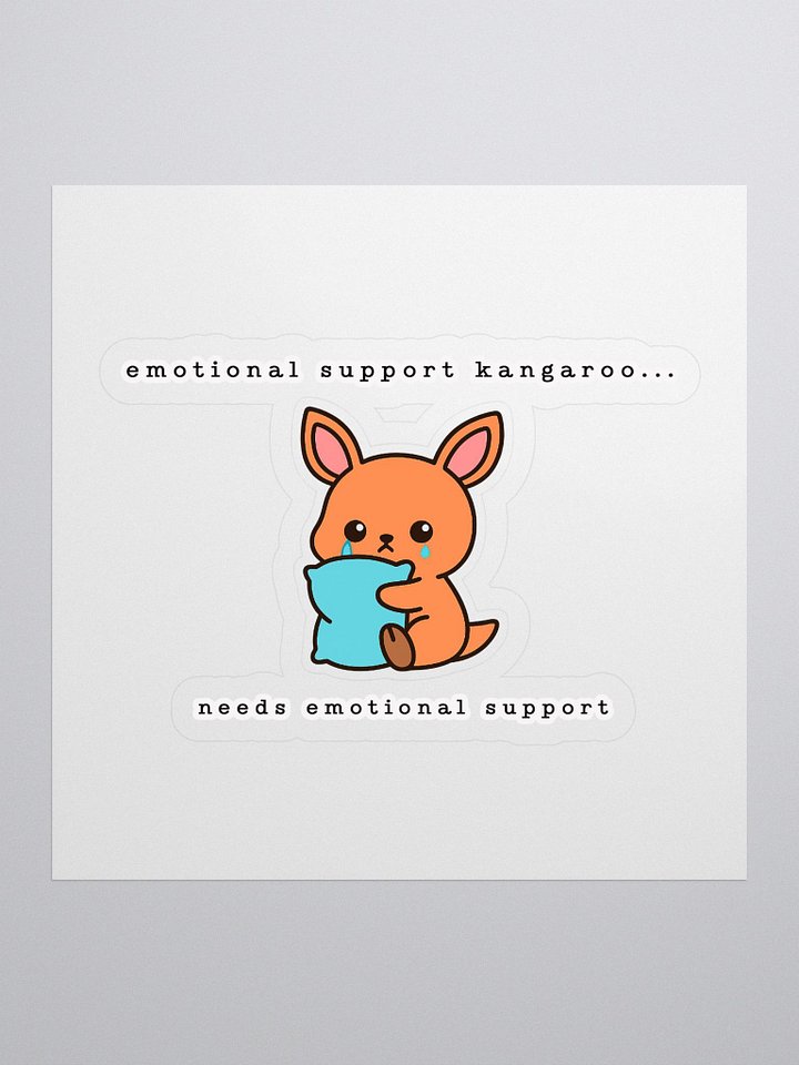 Emotional Support Kangaroo Sticker Set product image (1)