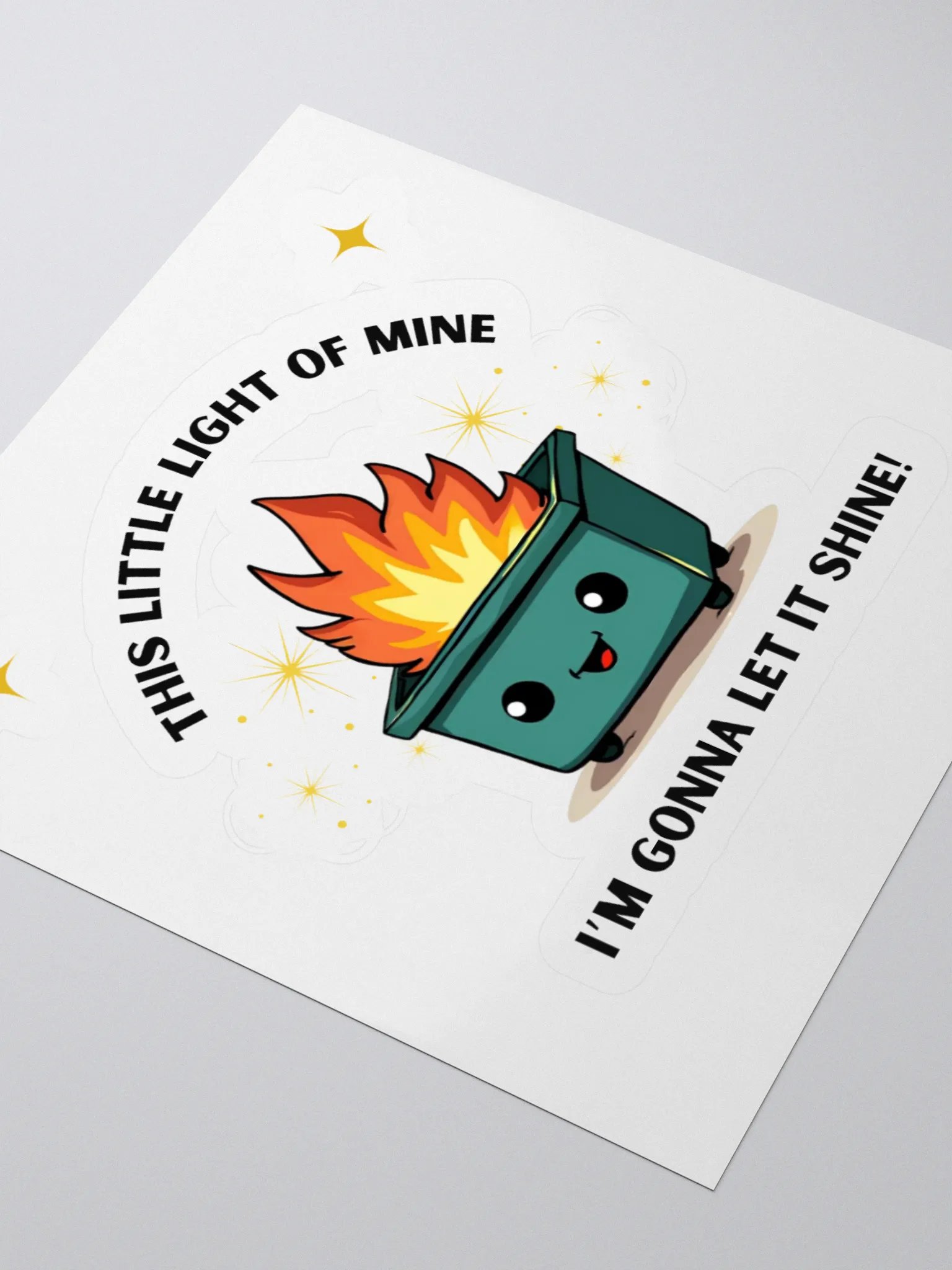Dumpster Fire Delight Stickers product image (8)