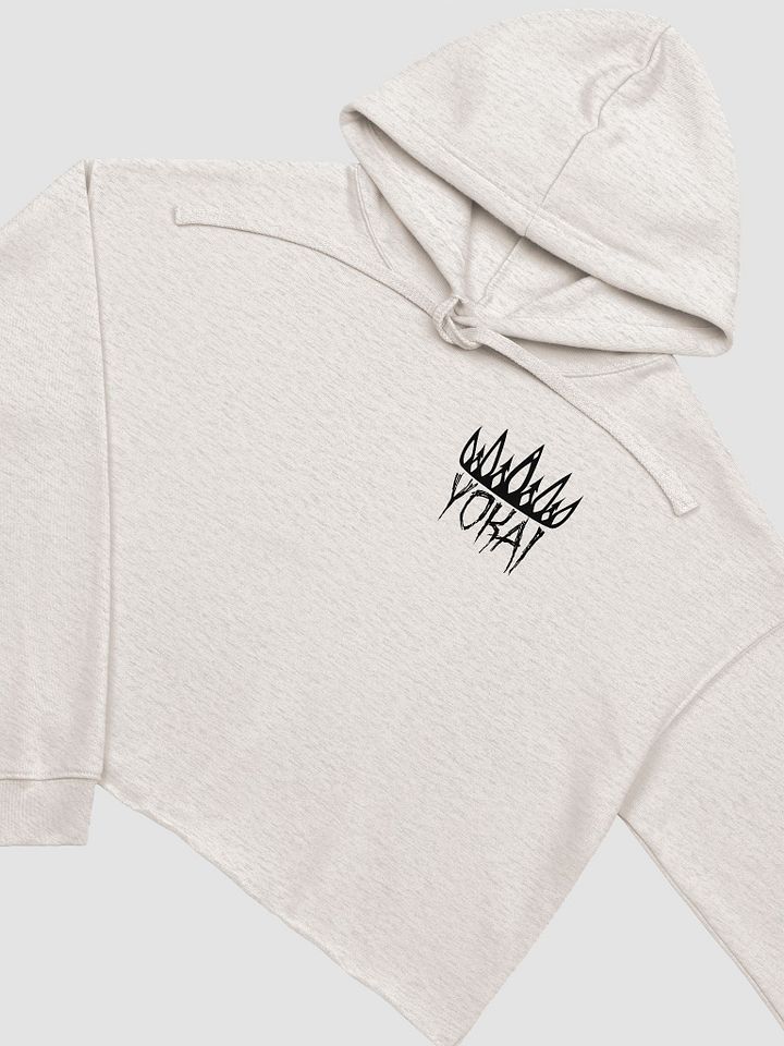 Yokai Queen (Small Black Logo) - Cropped Sweatshirt product image (2)