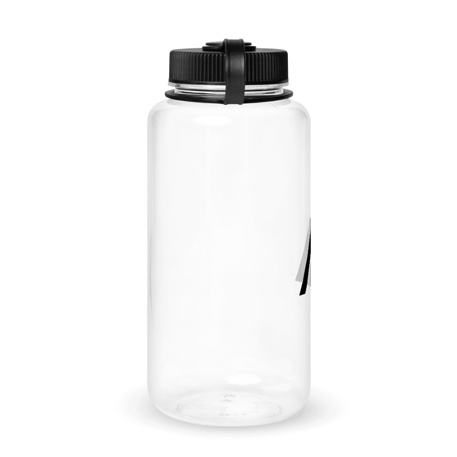 Wide Mouth Plastic Water Bottle - Clear product image (4)