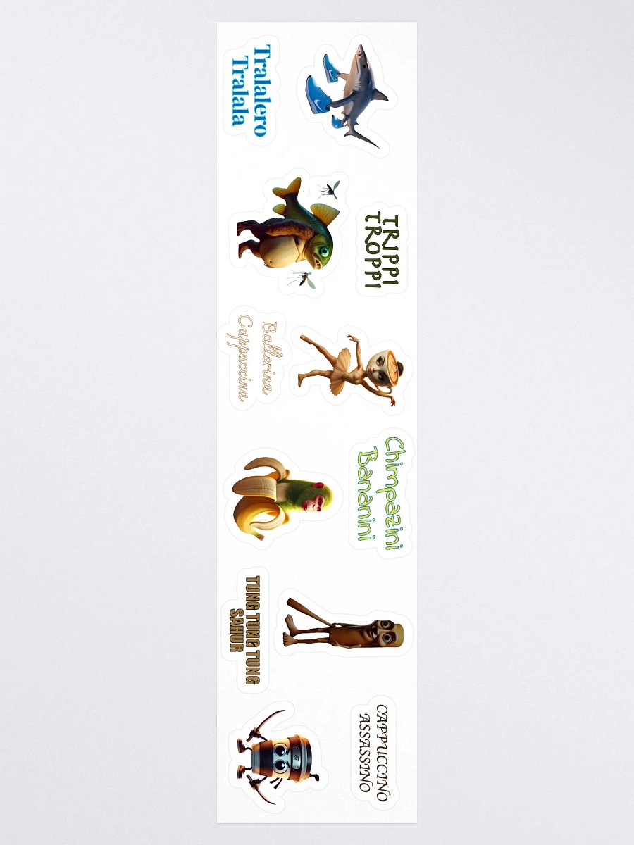ITALIAN BRAINROT - STICKERS COLLECTION product image (3)
