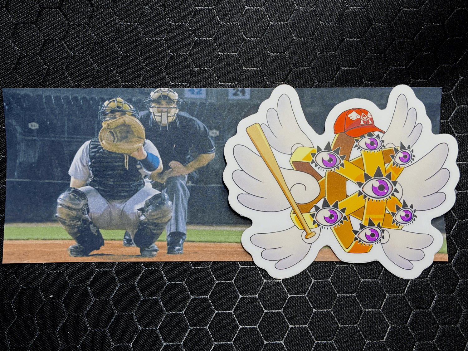 Biblically Accurate Baseball Player - Matte Sticker product image (1)