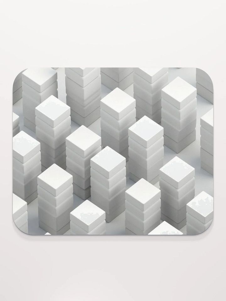 Repetitive Tower Grid Mouse Pad product image (2)