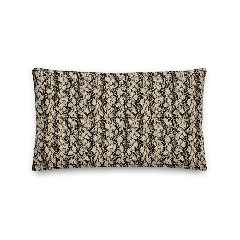 Beige Snake Pattern Pillow product image (1)