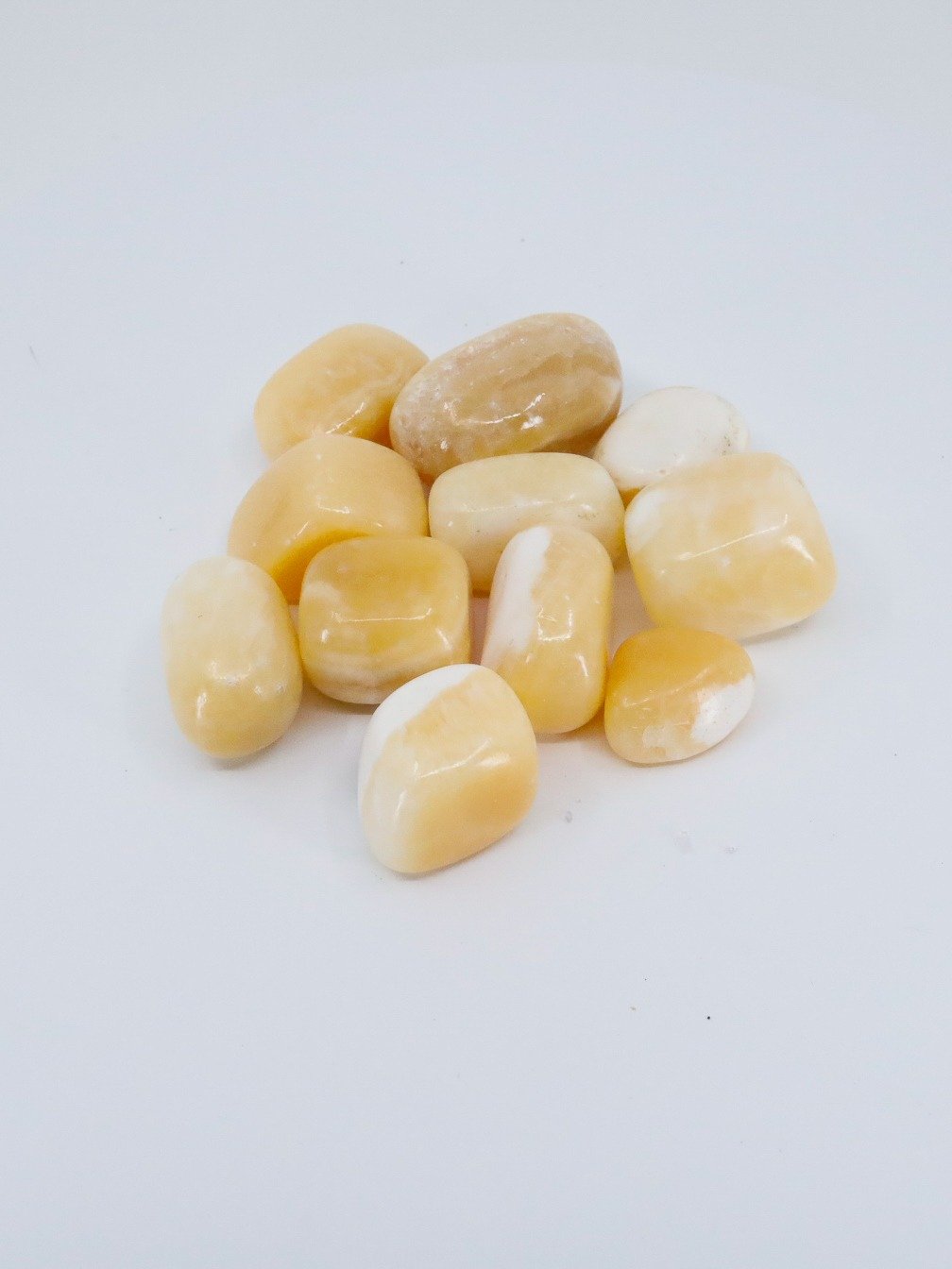 Tumbled Mango Calcite Crystal product image (2)