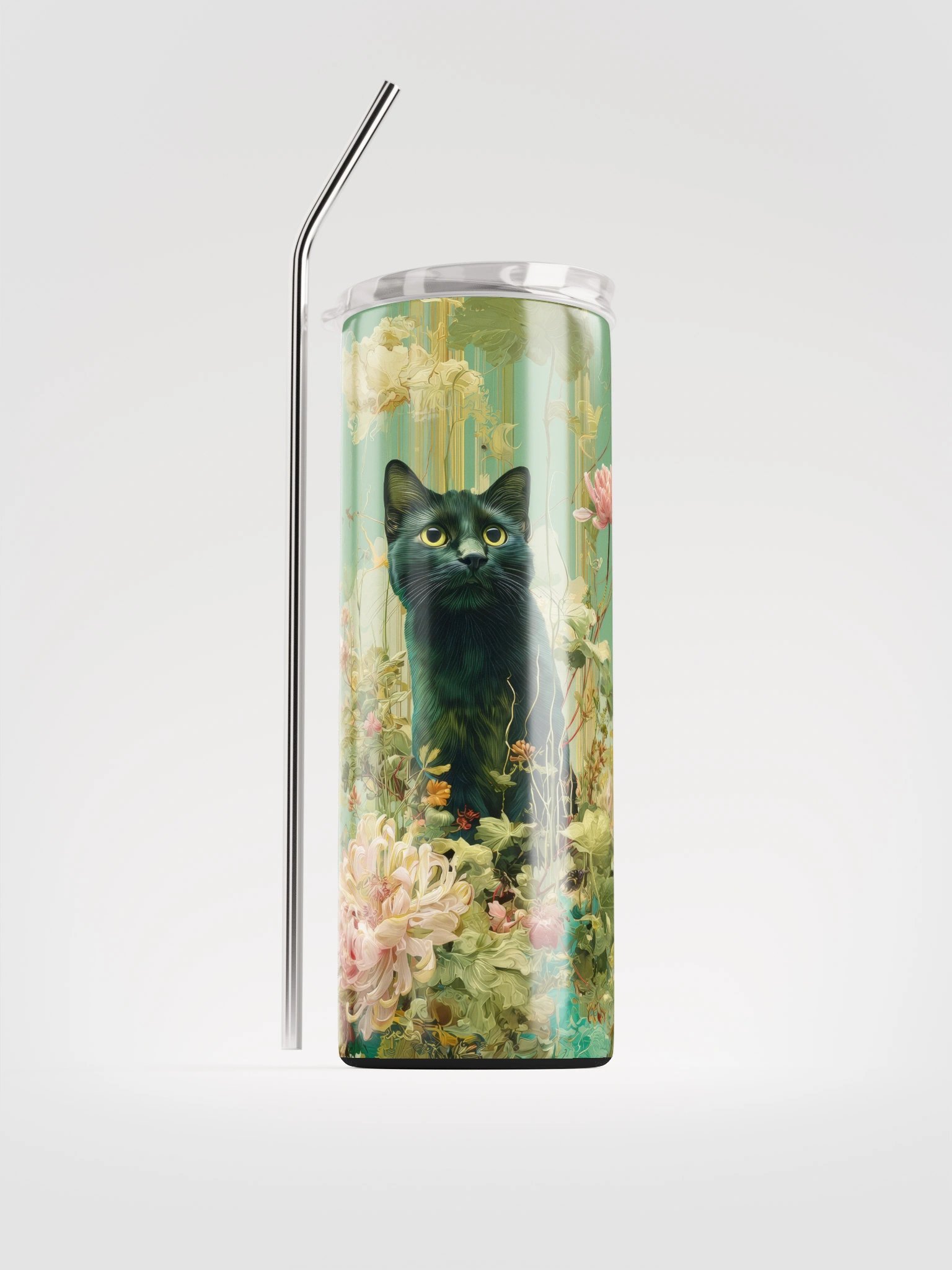Kitty in Wonderland Stainless Steel Tumbler product image (1)
