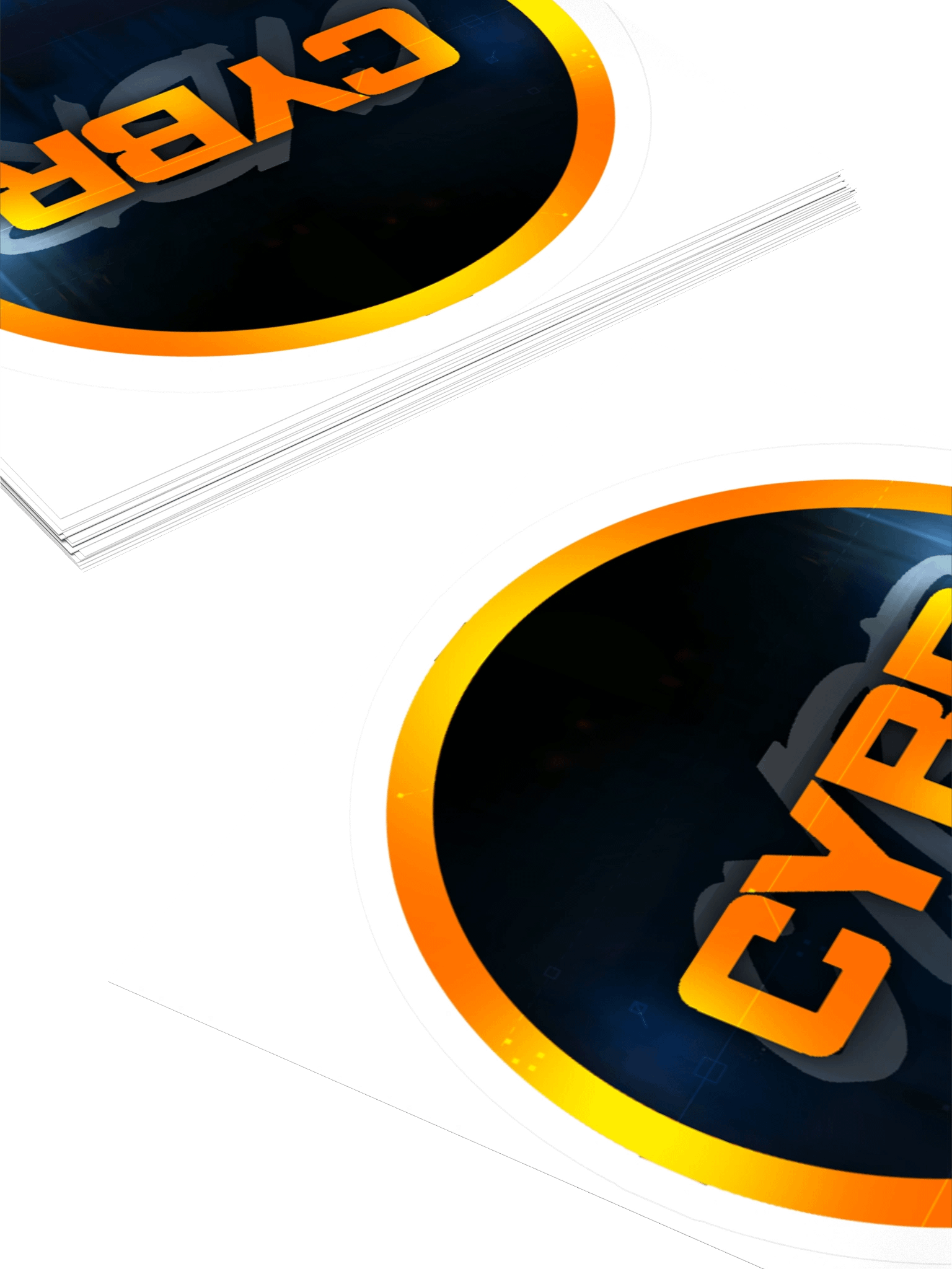 Bold CYBR Kiss Cut Stickers product image (11)