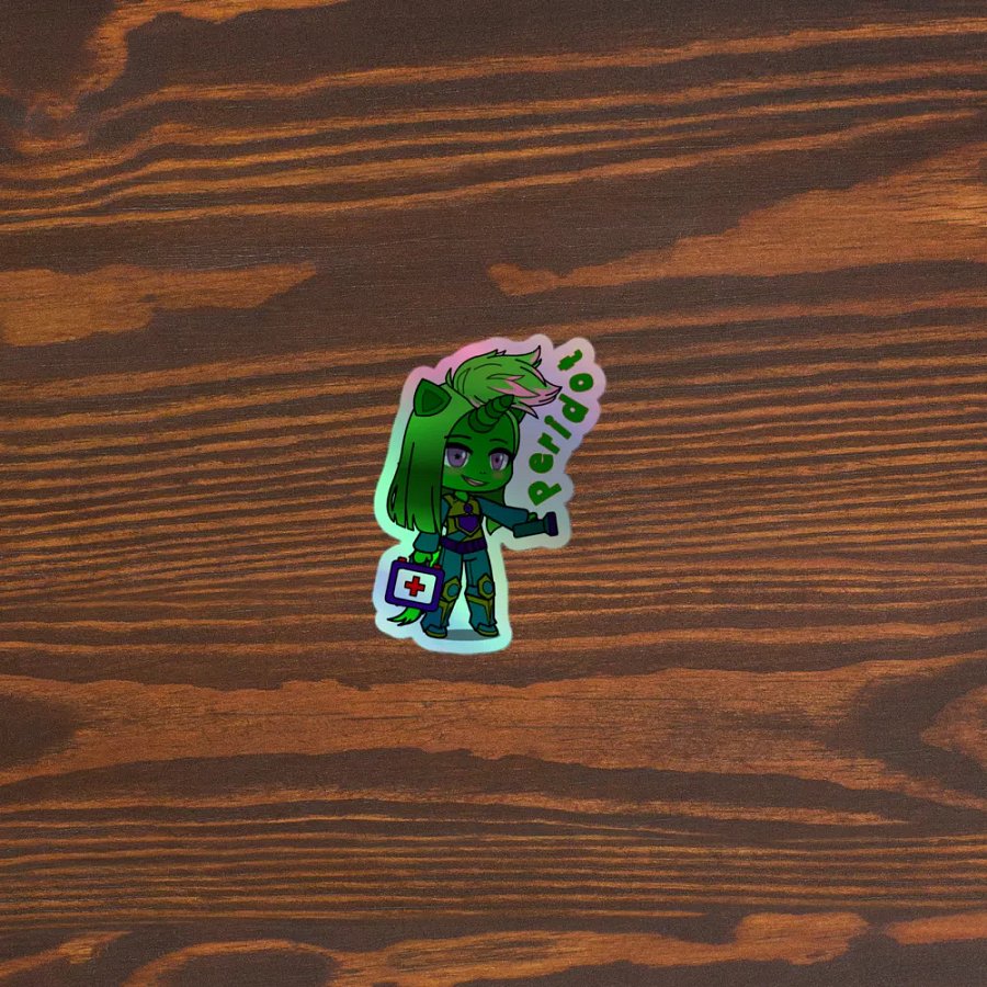 Dr. Peridot - Shadow Unicorns - rainbow sticker product image (3)