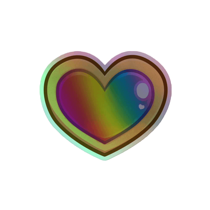 Rainbow Cookie Holographic Sticker product image (2)
