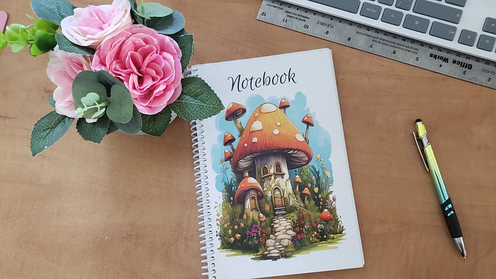 Boho Mushroom Notebook Lined Pages product image (1)