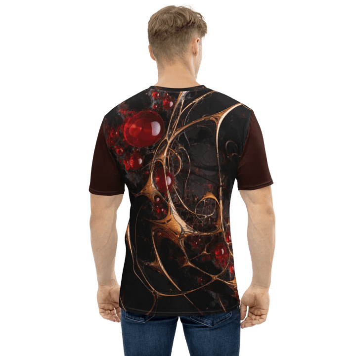 Crimson Filament All-Over Print T-Shirt product image (2)