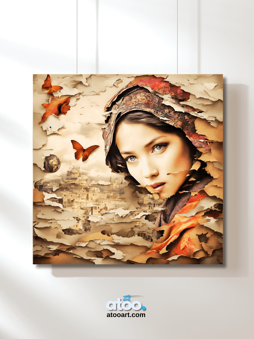 Paper Collection | Tribute to Princess Boudica | Canvas Art Painting product image (4)