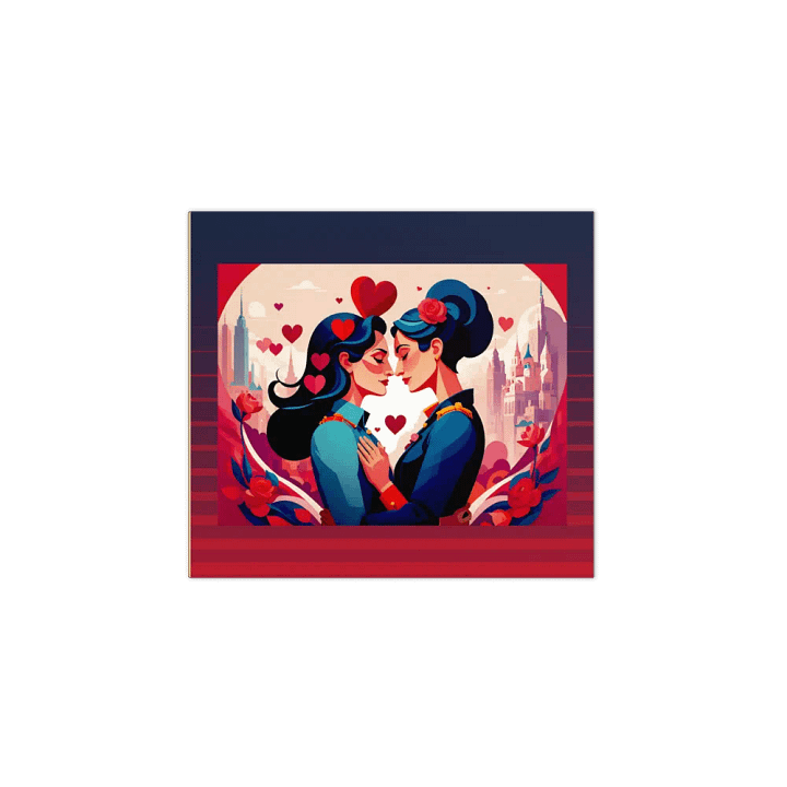 Lesbe Valentines, Beautifully Us Notepad product image (1)