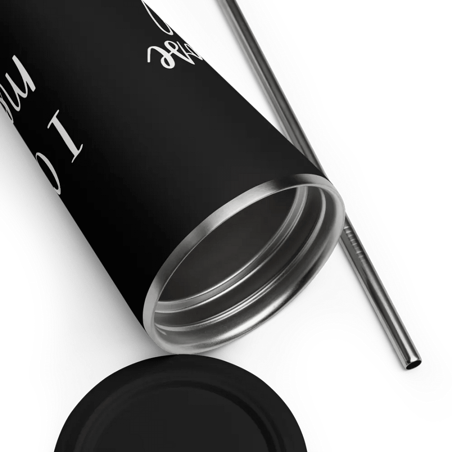 Tumbler with Straw - I Choose Me - White Text product image (15)