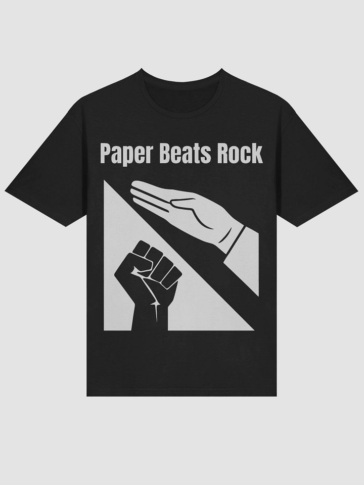 Paper Beats Rock Walmart Shirt - Rock Paper Scissors Game Meme product image (2)