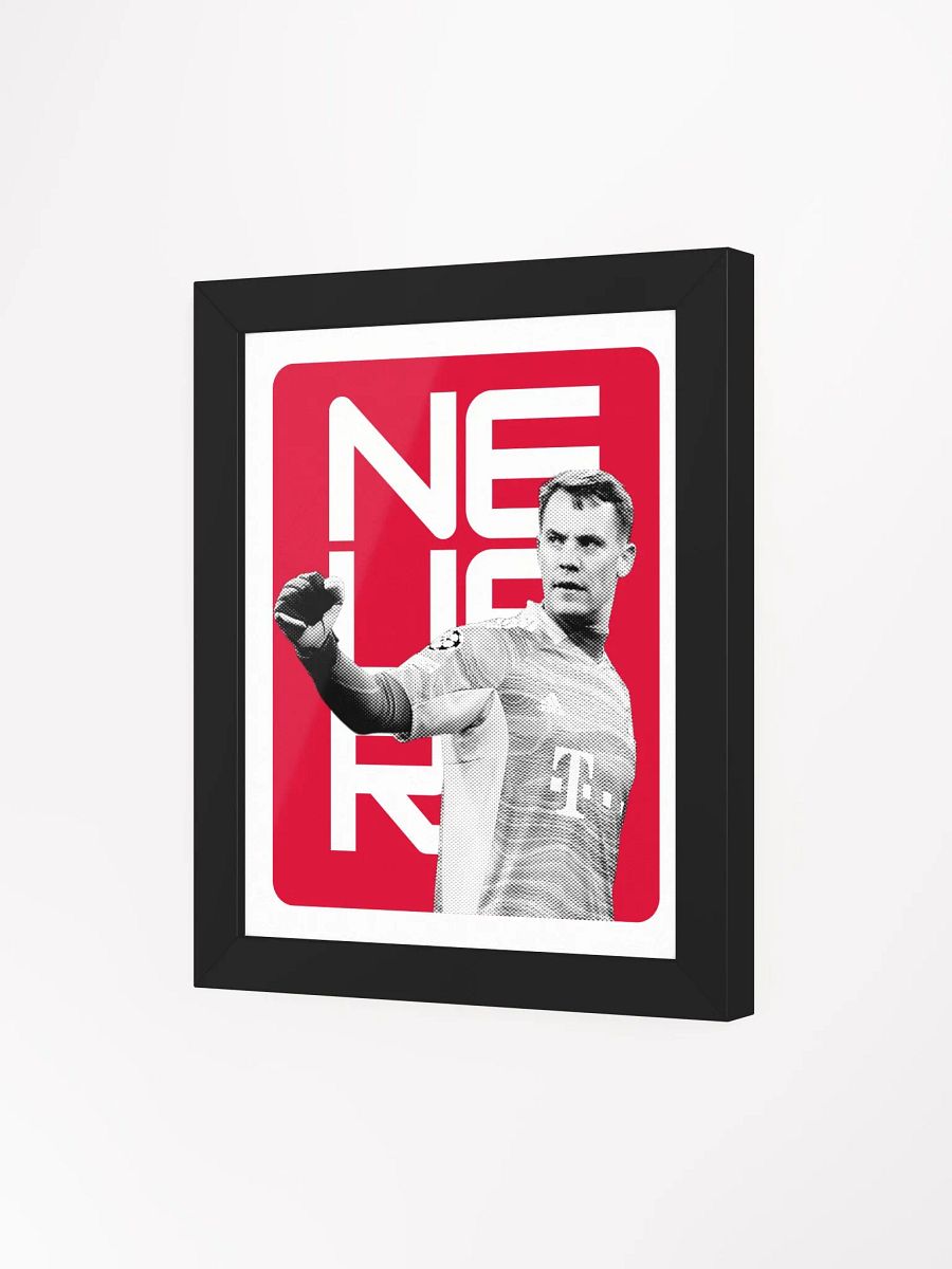 Manuel Neuer BW Bayern Munich Name Art Framed Print product image (3)