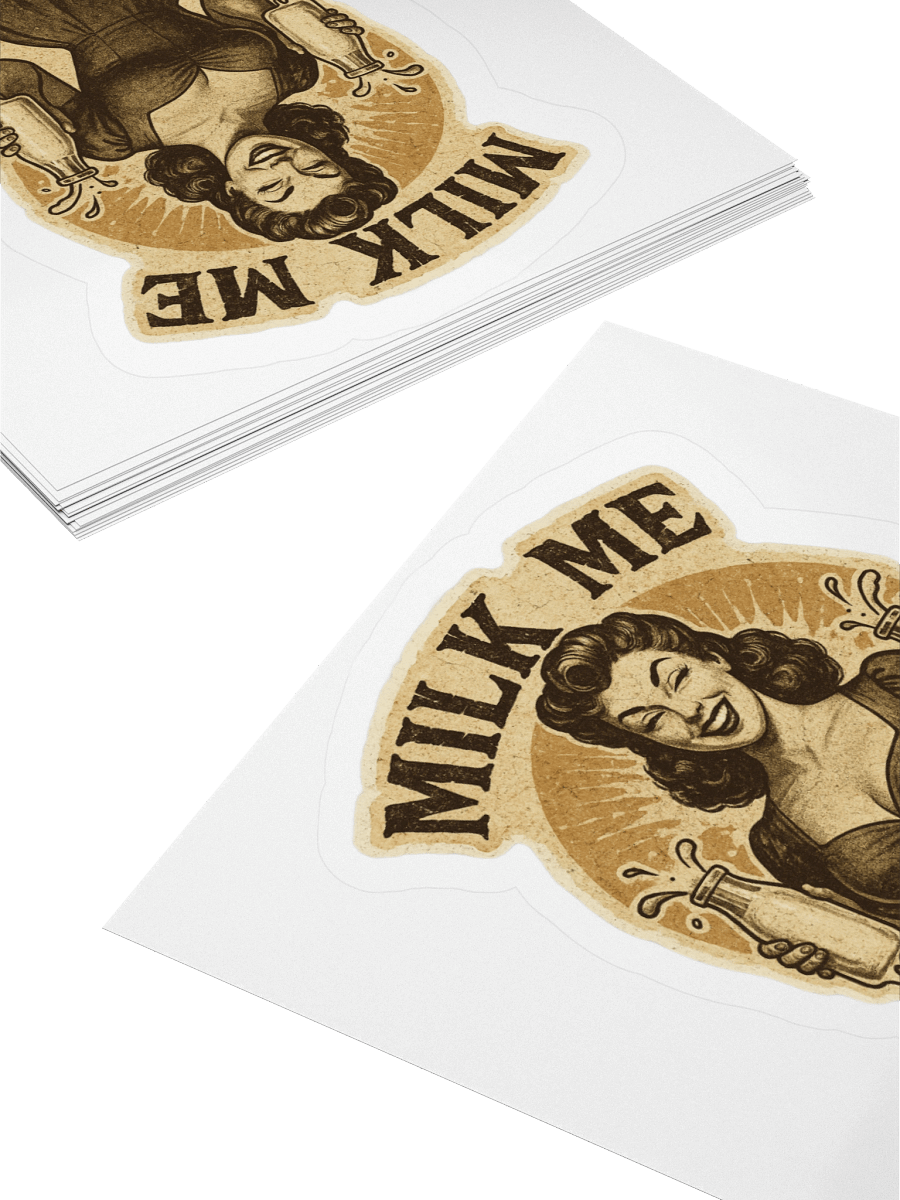 Vintage Milk Me Sticker Set product image (12)