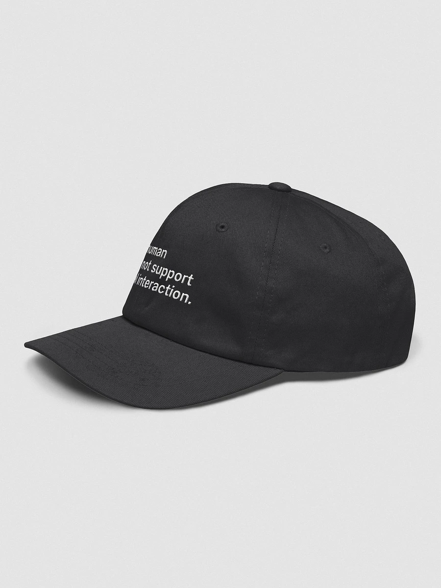 This human does not support social interaction. Hat product image (22)