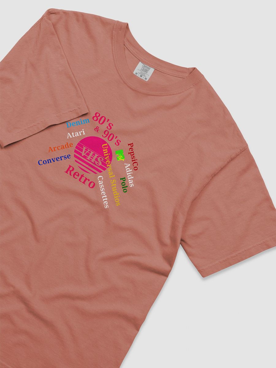 Vibrant Retro VHS Circle Graphic T-Shirt product image (3)