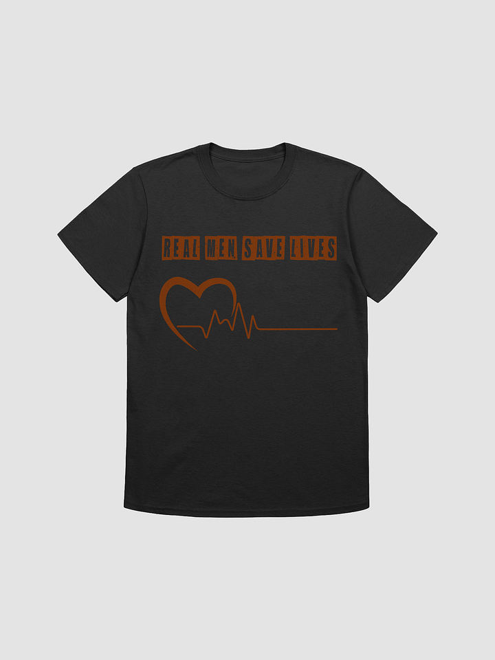 Real Men Save Lives Heartbeat T-Shirt product image (3)