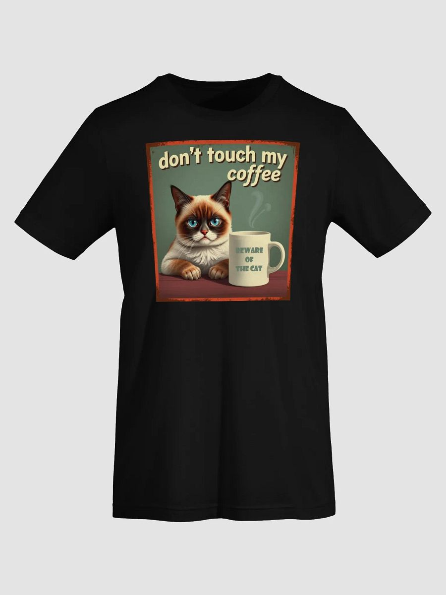 Coffee Cat Warning T-Shirt product image (27)
