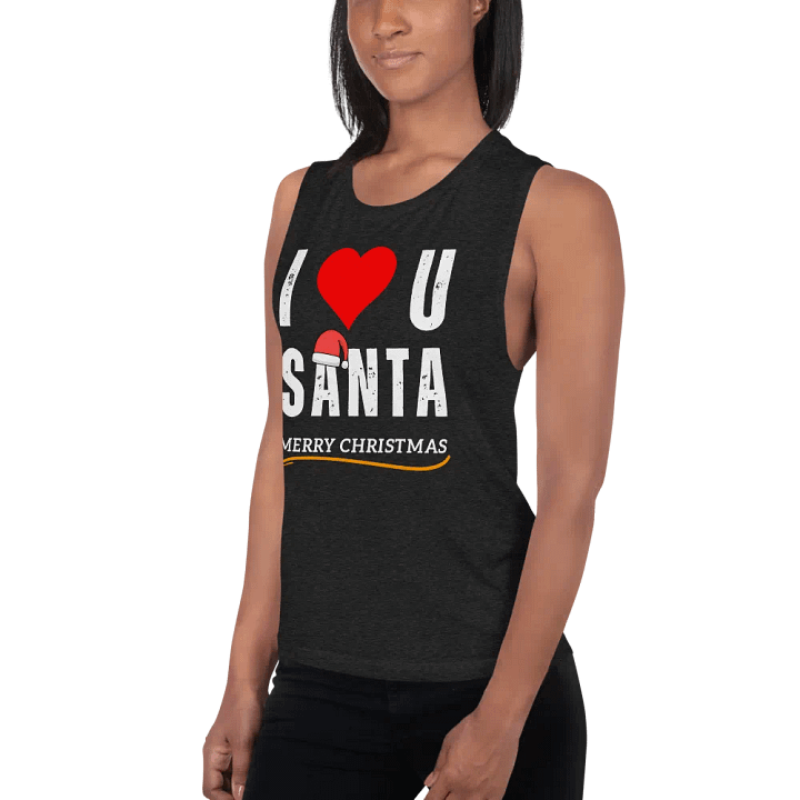 I love Santa Women's Flowy Muscle Tank product image (6)