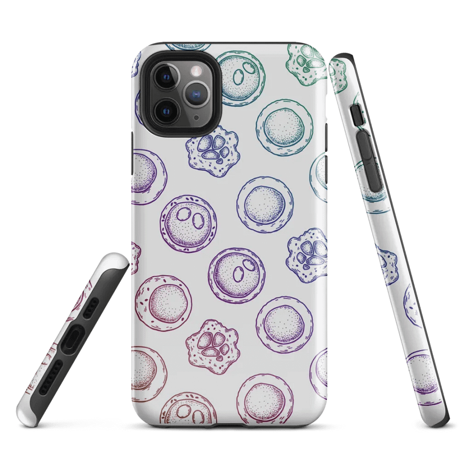"Stem cells pattern" light grey case for iPhone® product image (5)
