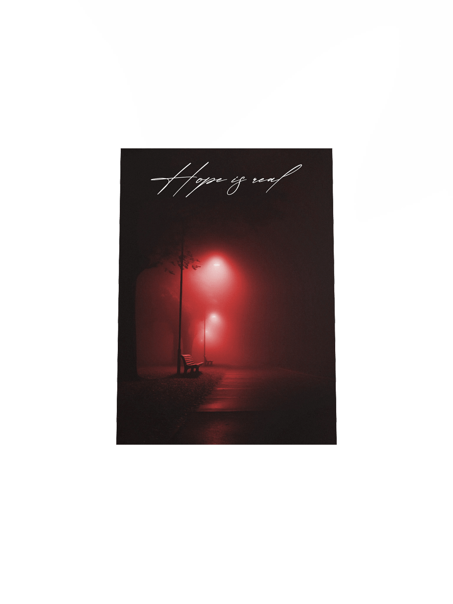"Hope is real" Handwritten Matte Poster product image (20)