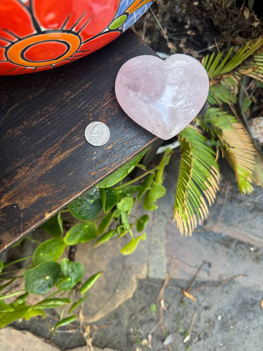 Heart-Shaped Rose Quartz — 7 oz! product image (3)
