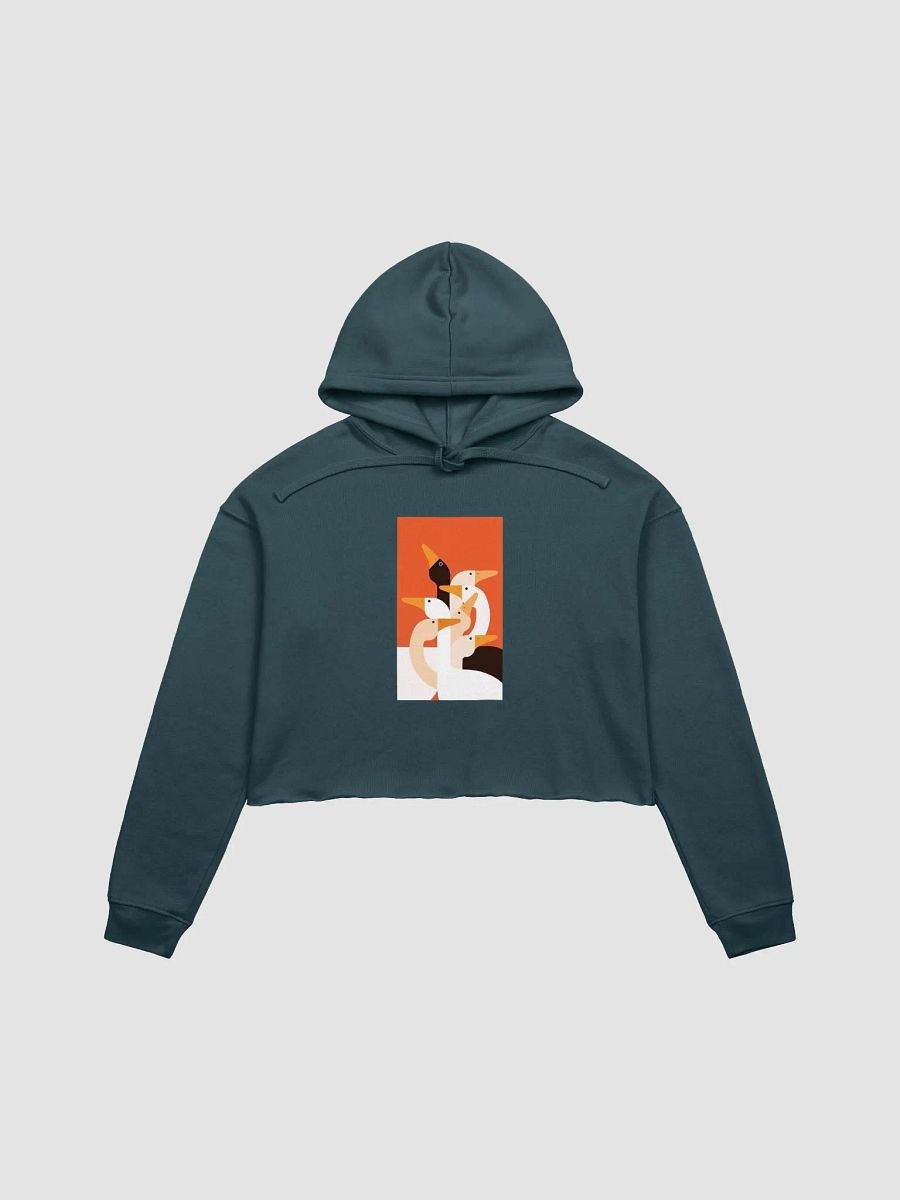 Boho Style Geese Heads Crop Hoodie product image (5)