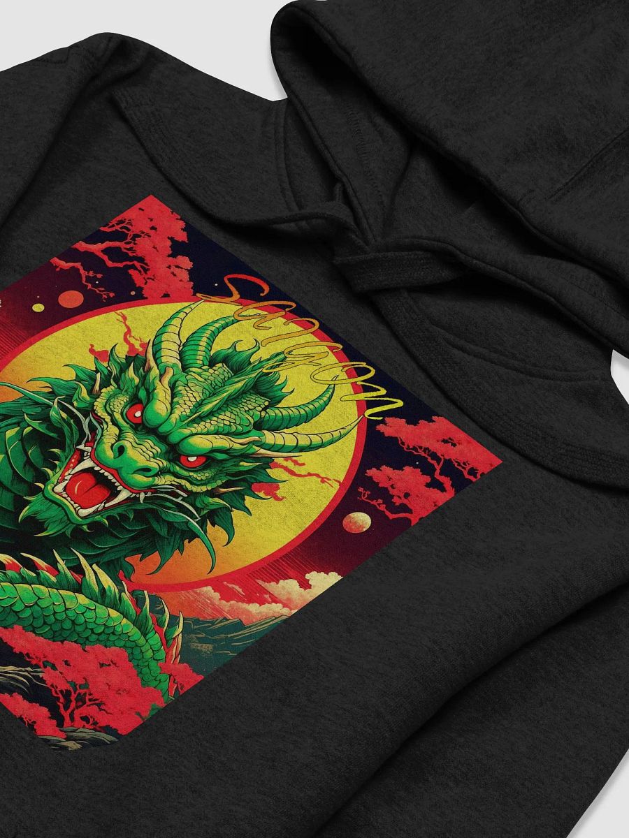Retro Asian Saigon Dragon Sunrise Unisex Hoodie product image (22)
