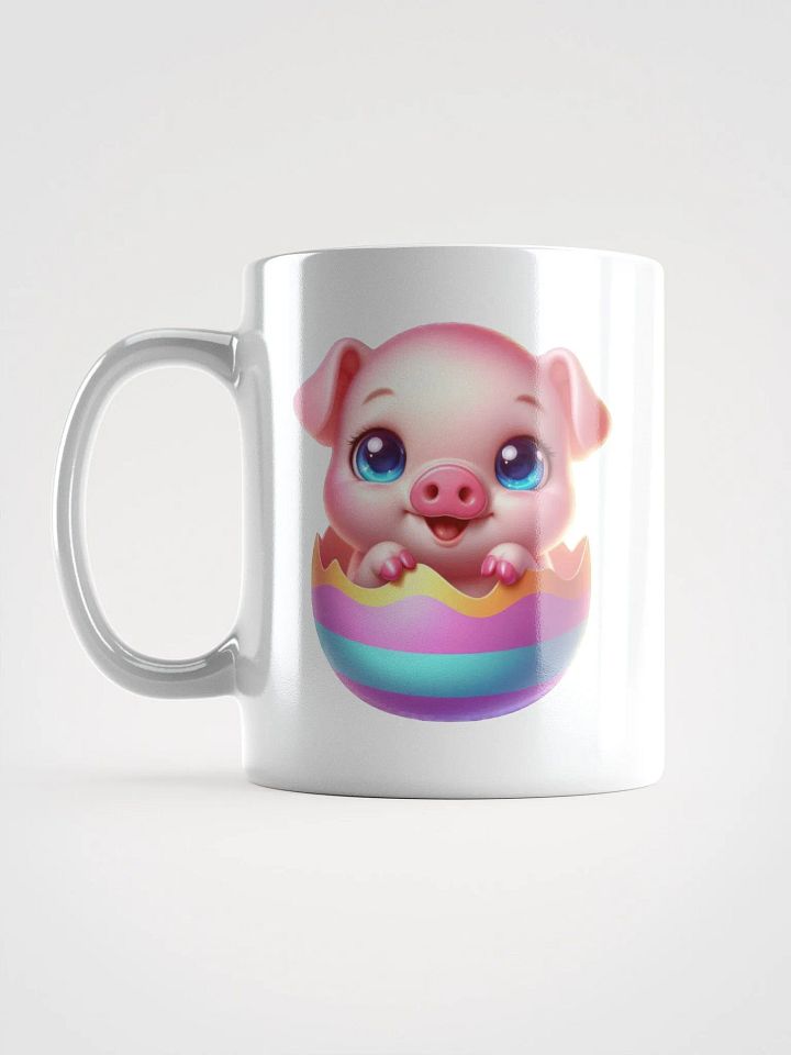 Pig Easter Egg - White Mug product image (2)