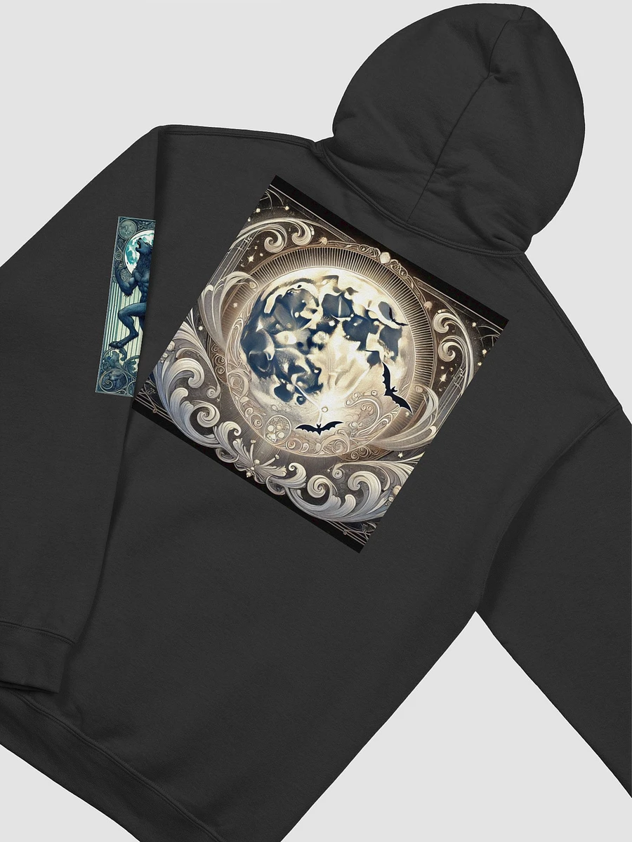 Mystic Moon Werewolf Art Nouveau Hoodie product image (4)