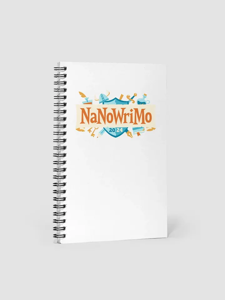 NaNoWriMo Spiral-Bound 2024 Logo Notebook product image (1)