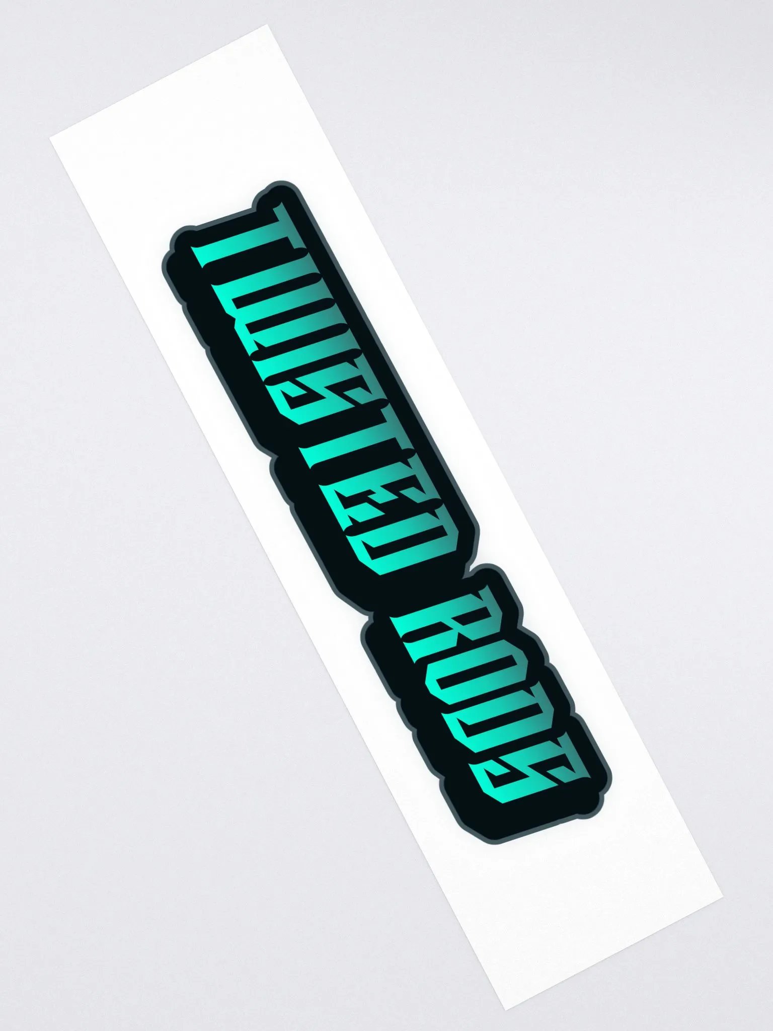 Twisted Rods Aqua Sticker product image (2)