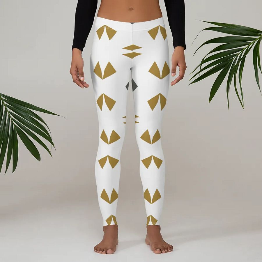 Geometric Goldrush All-Over Leggings product image (3)