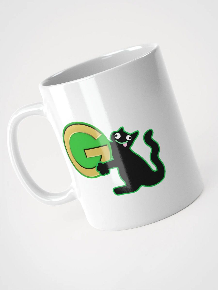 White Mug - DerpCat with Pre-2025 Gumstitch logo product image (3)