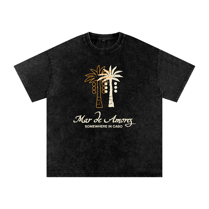 Mar de Amores Acid Wash Oversize T-Shirt product image (1)