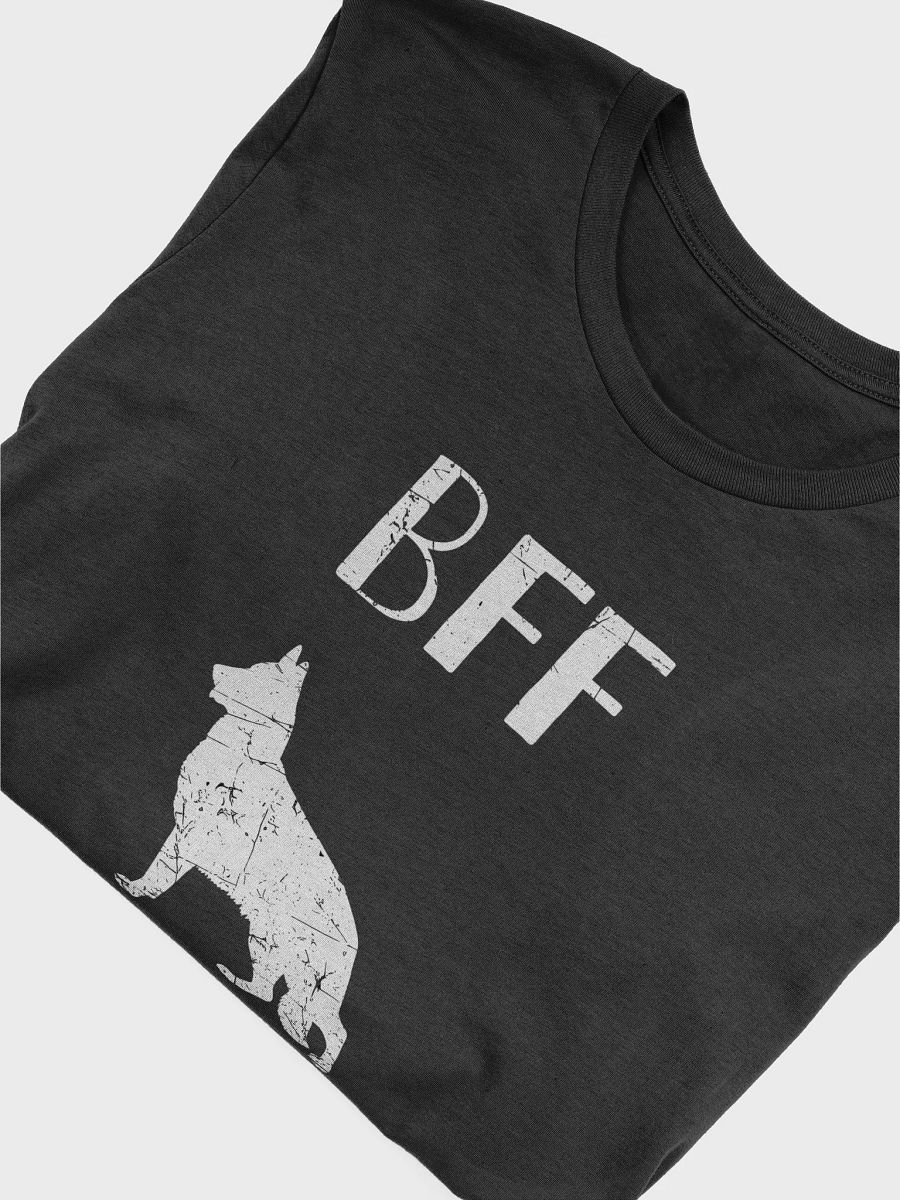 German Shepherd BFF Barking for fun, noisy dog, funny pun, cute joke, unisex TShirt product image (6)
