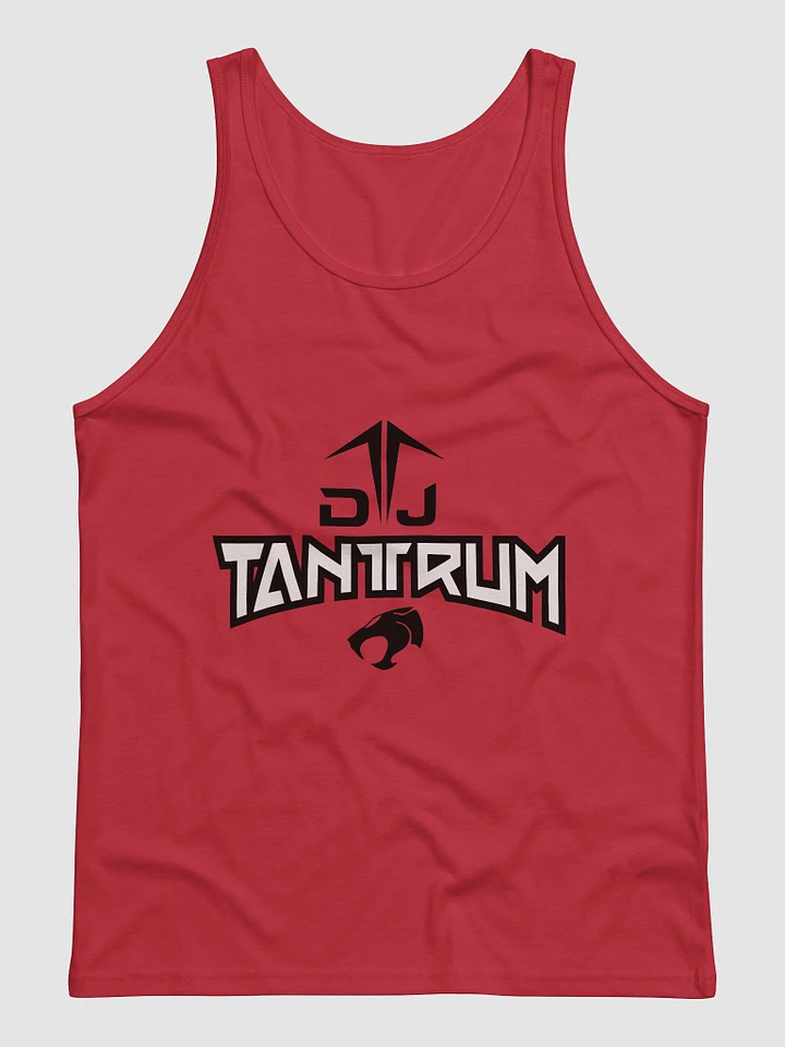 DJ TanTrum Tank Top (Black & White Logo) product image (8)