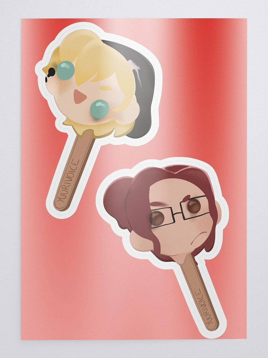 Auron & Charlie Popsicle Sticker Sheet product image (1)