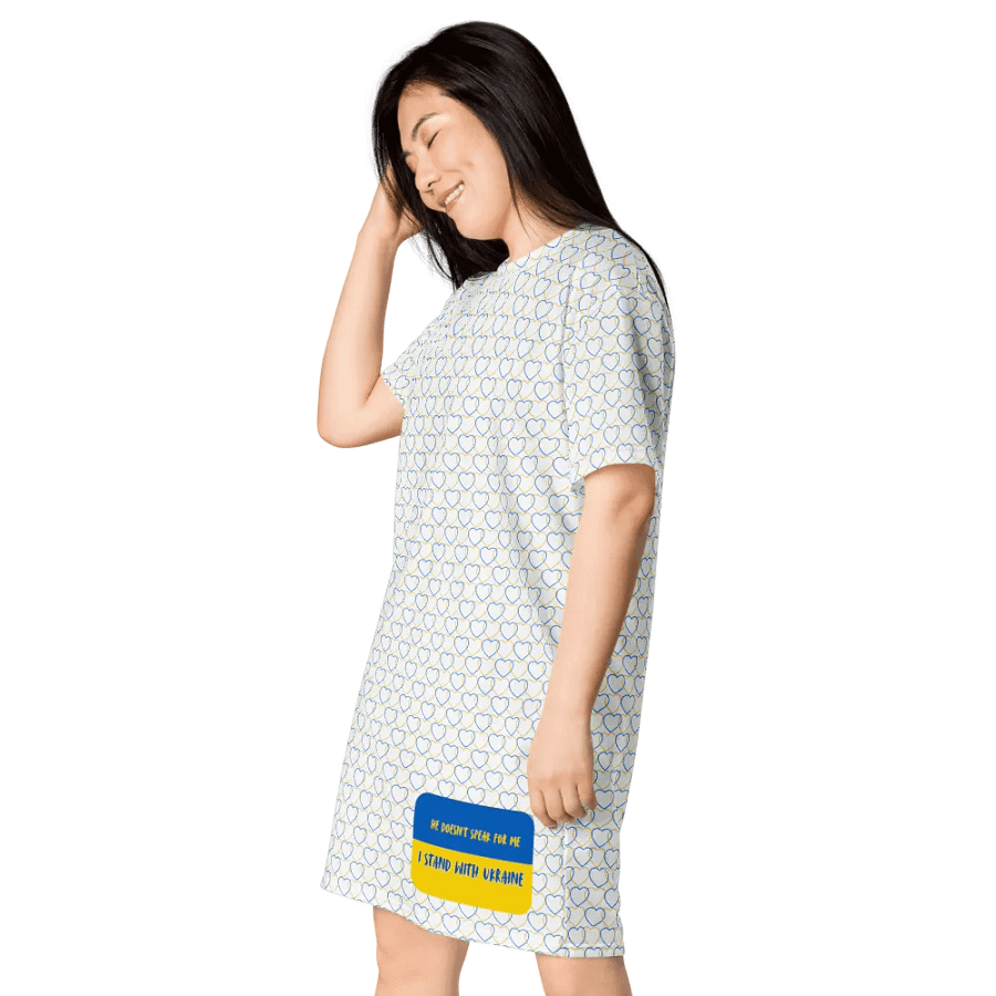Resistors, Doesn't Speak for Me, Patterned Tee Dress product image (3)